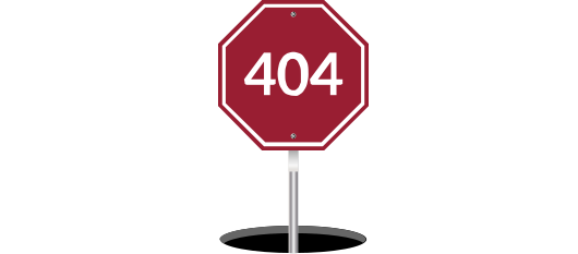 Stop Sign with 404 instead of stop on it